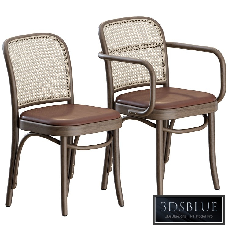 N.811 Mid-Century Chair by Josef Hoffmann