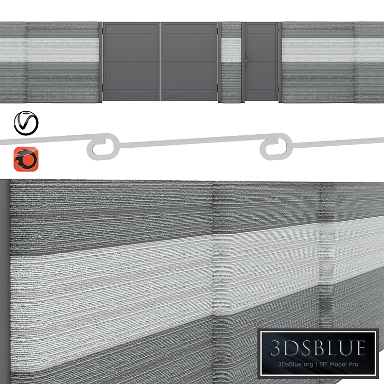 Craft fence - Columnar