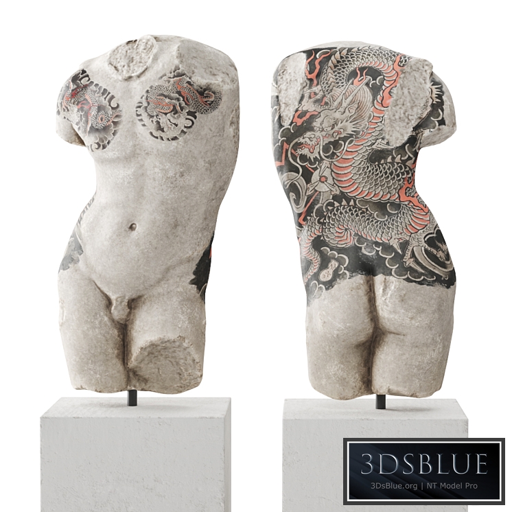 Tattoo classic man torso