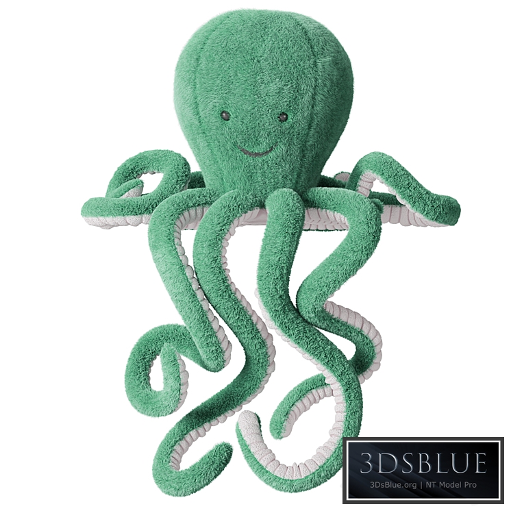 Crate & Kids Jellycat Storm Octopus Large for shelf