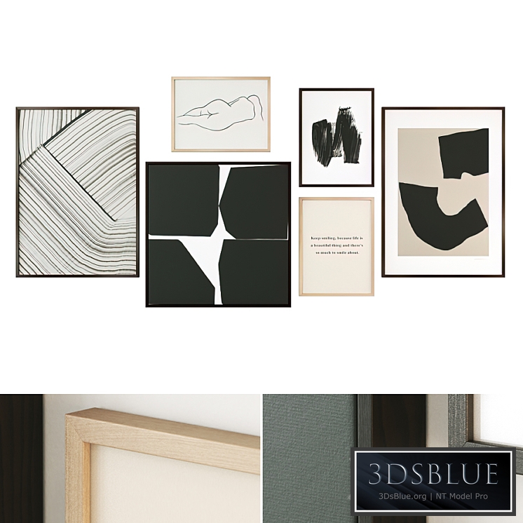 Modern abstract paintings