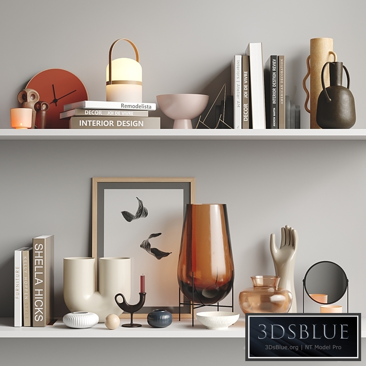 A set of modern decor