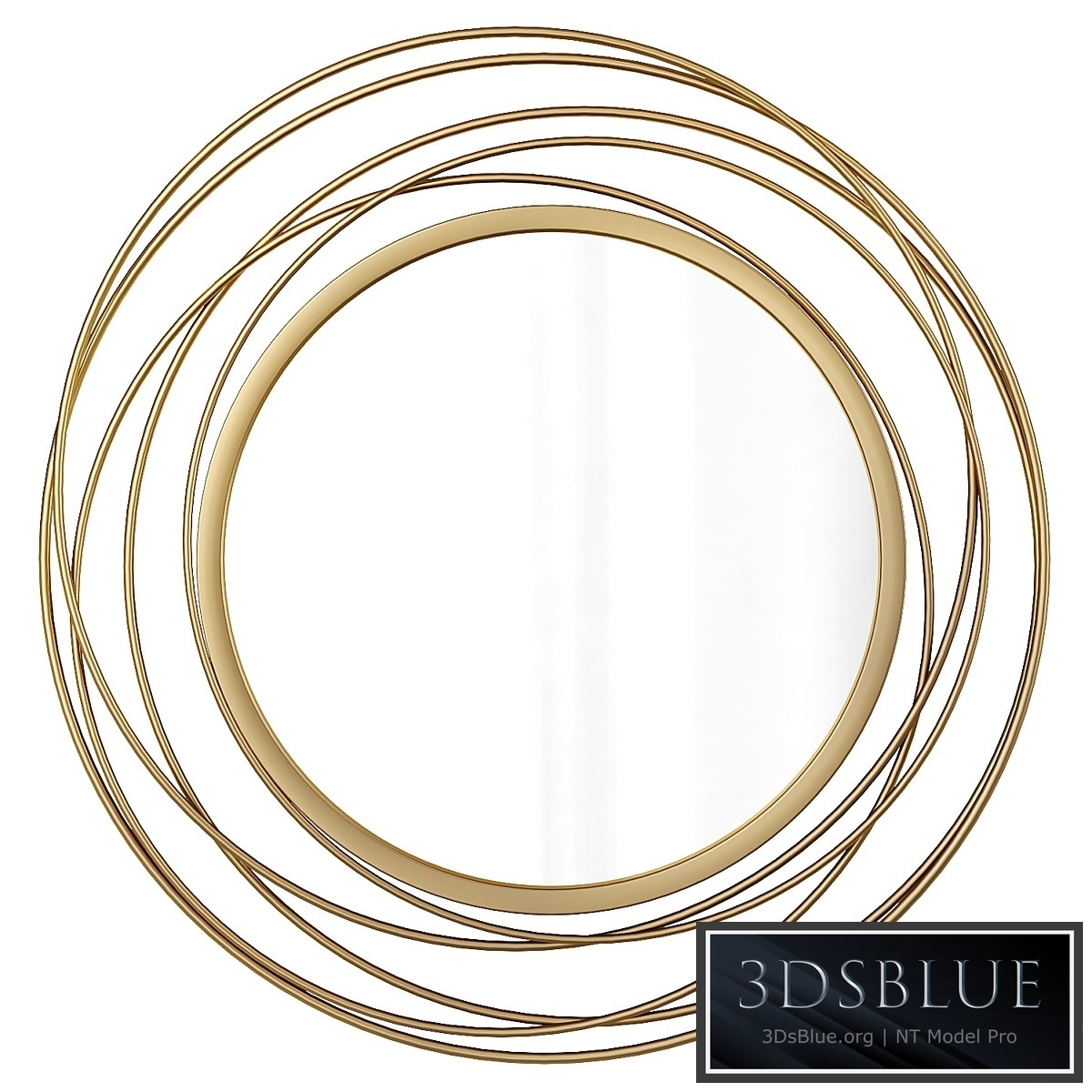 Round Wall Mirror Buell Glam Accent Mirror