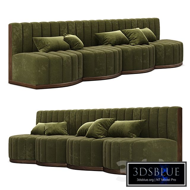 Restaurant Sofa Eichholtz Green, Modular