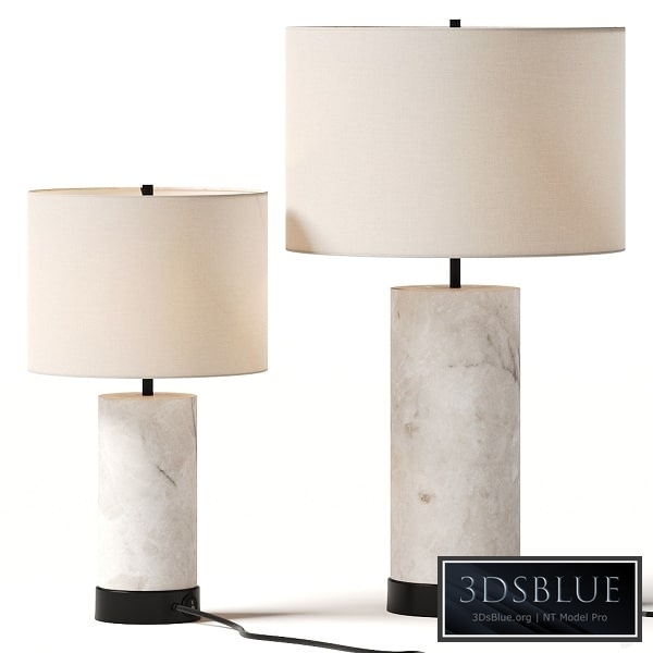 Pottery Barn Windham Alabaster Table Lamps