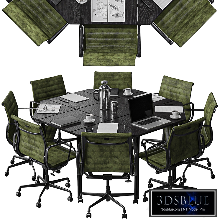 hexagon conference table