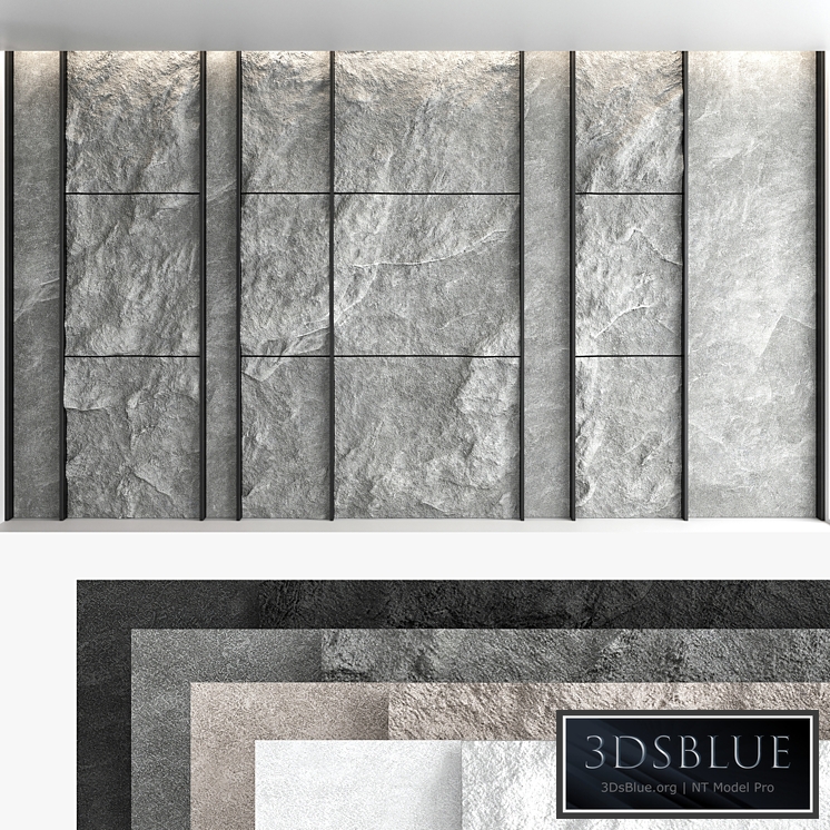 Decorative wall panel set 56