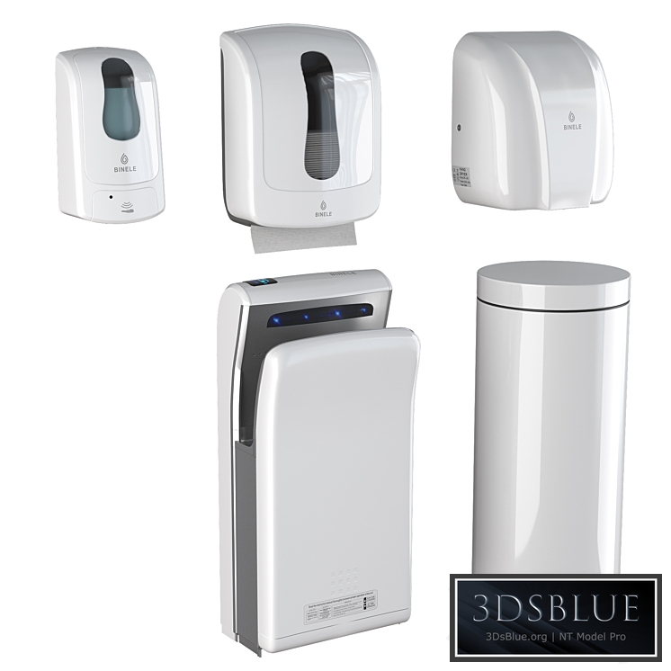 Binele equipment set (hands, white)