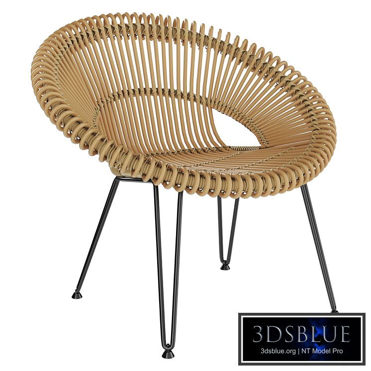 Roy Lounge Camel Chair