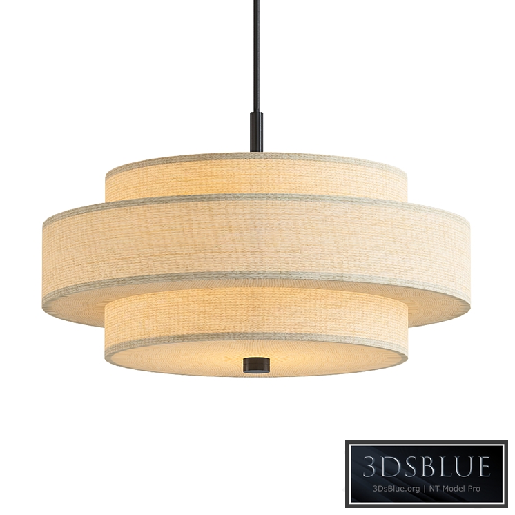 Paquette shaded drum chandelier
