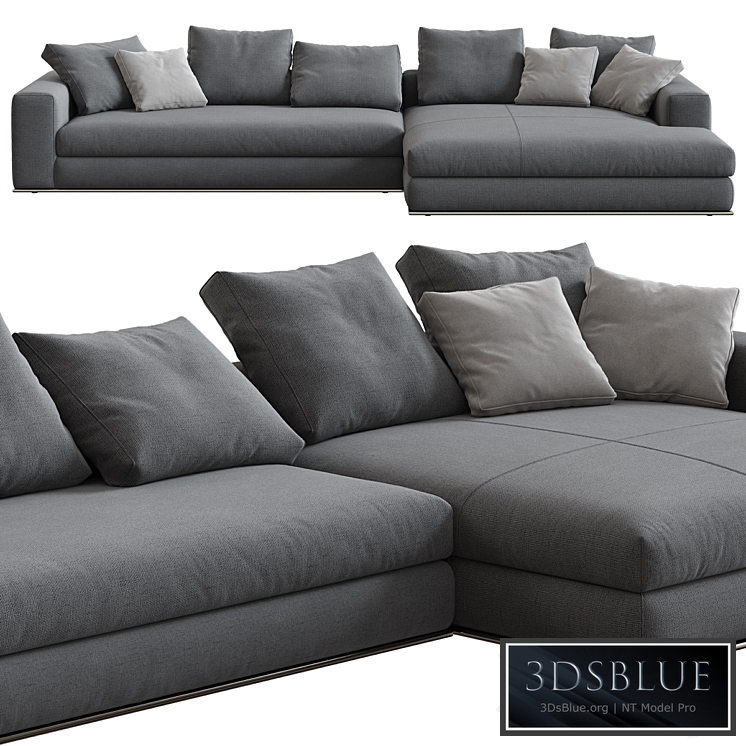 Minotti Hamilton Sofa Chaise Longue