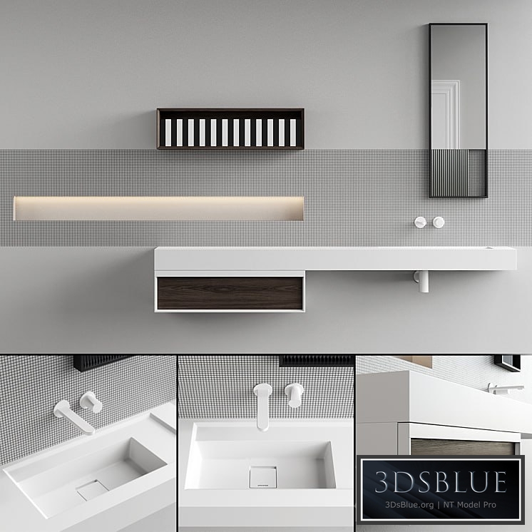 Antonio Lupi Bemade Vanity Unit Set 3