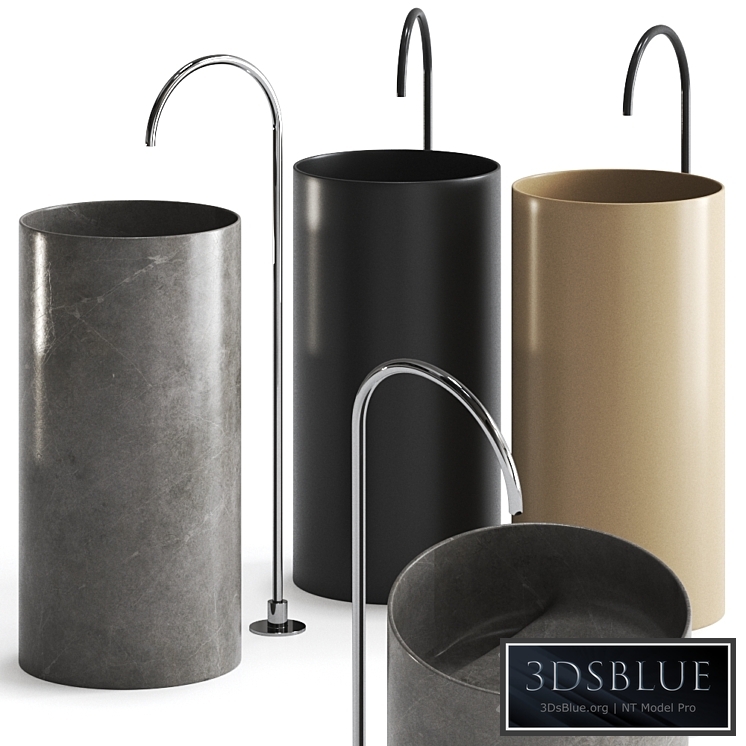 FONTANA Freestanding washbasin by FALPER