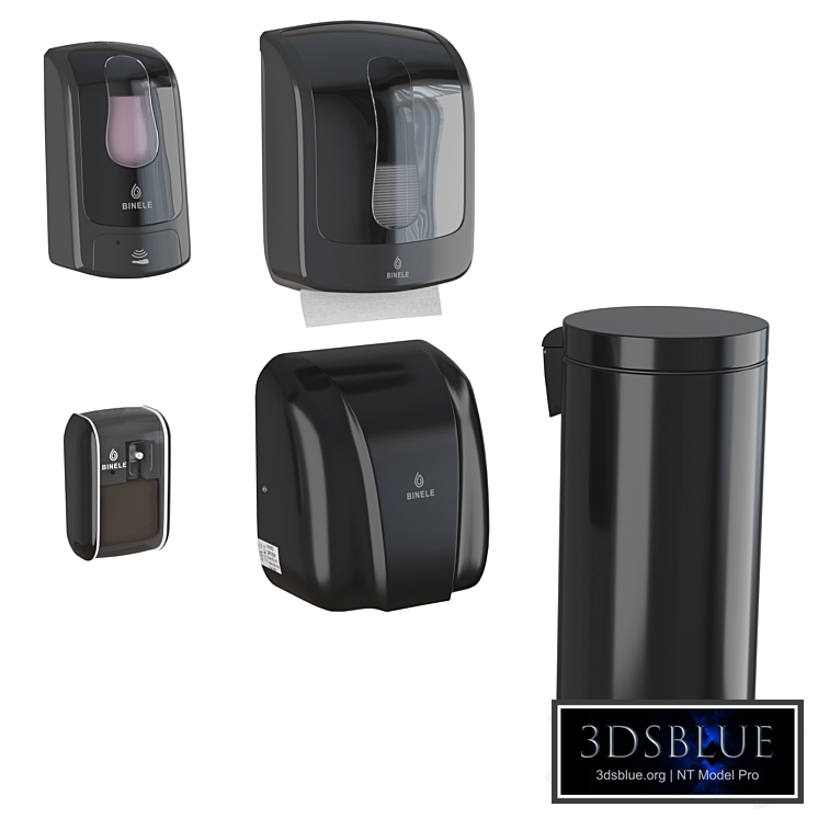 Binele equipment set (hands, black)