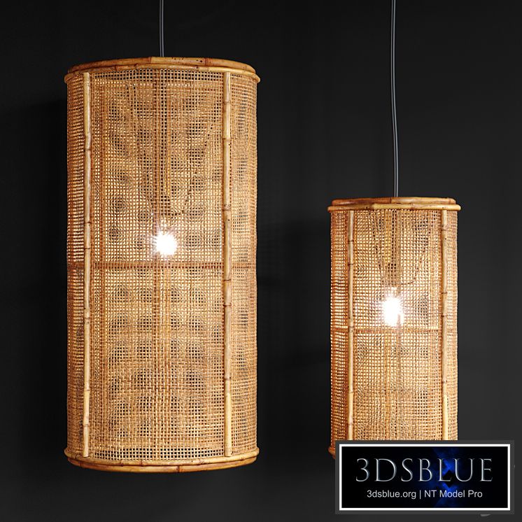 Webbed Rattan Shade Terrain