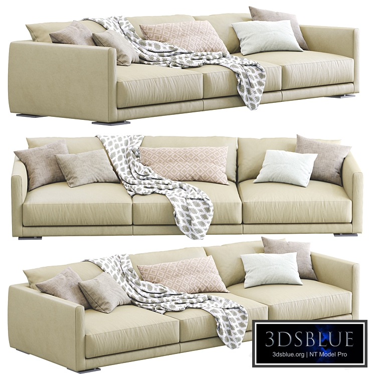 Leather Sofa Bristol By Poliform