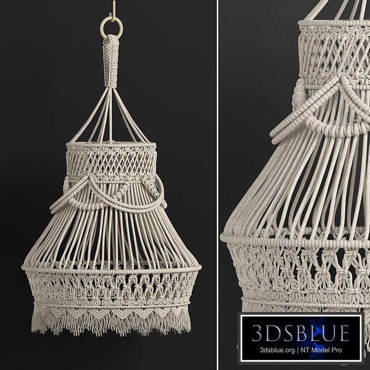 macrame chandelier 01
