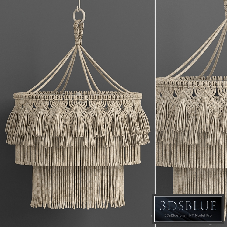 macrame chandelier 02