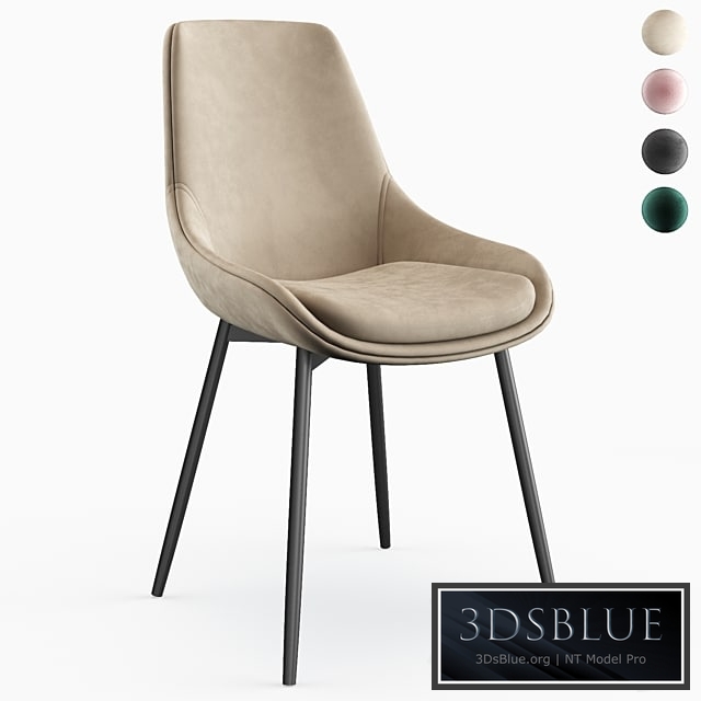 Wayfair Coen Velvet Side Chair by Gold Flamingo