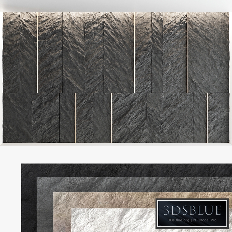 Decorative wall panel set 58