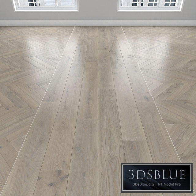 Parquet Oak, 3 types: herringbone, linear, chevron.
