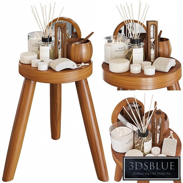 Zara home wood stool 02