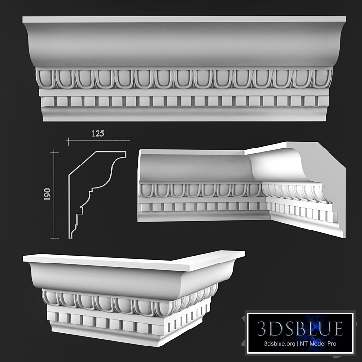 Ceiling cornice K195