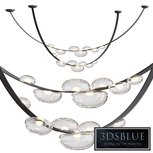 DEW DROPS LED pendant by Bomma