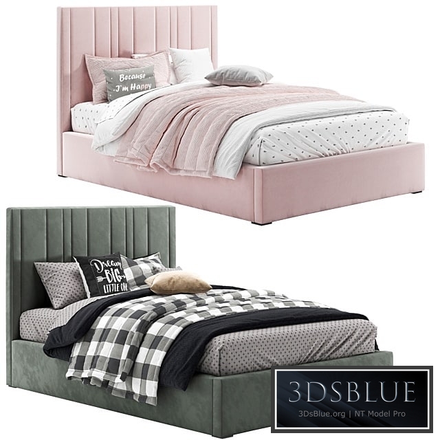 RH Teagan Upholstered Platform Bed