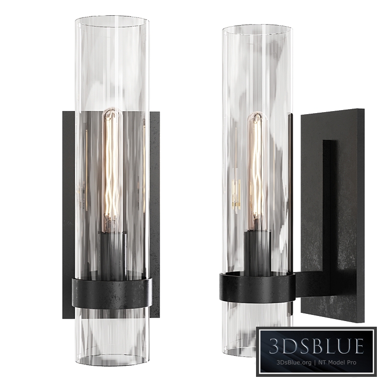 Restoration Hardware RAVELLE GRAND SCONCE Black