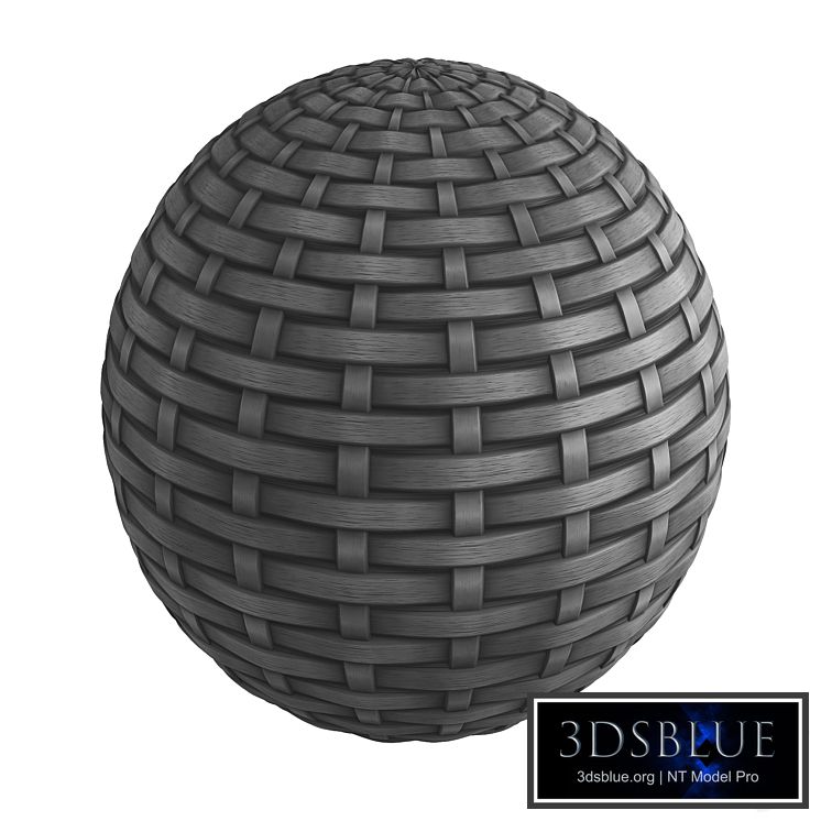 Gray rattan material