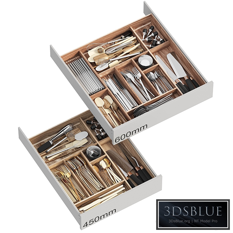 Filling for kitchen drawers