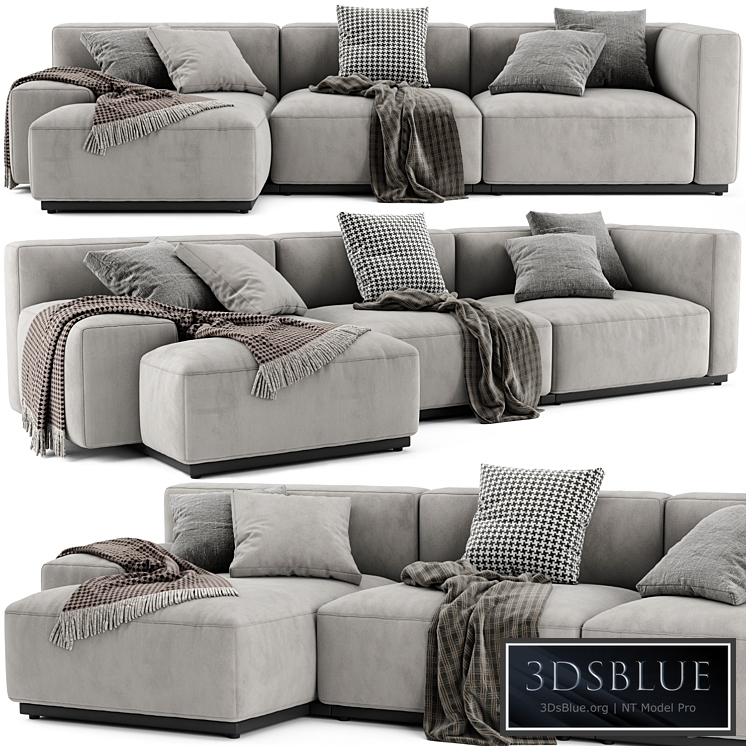 Cassina Mex Cube Chaise Longue Sofa