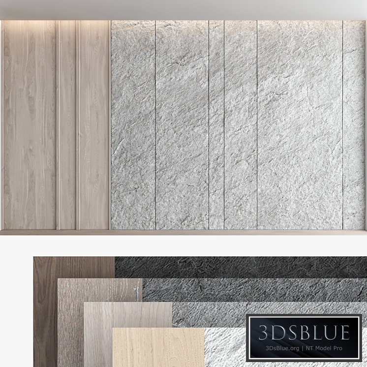 Decorative wall panel set 59