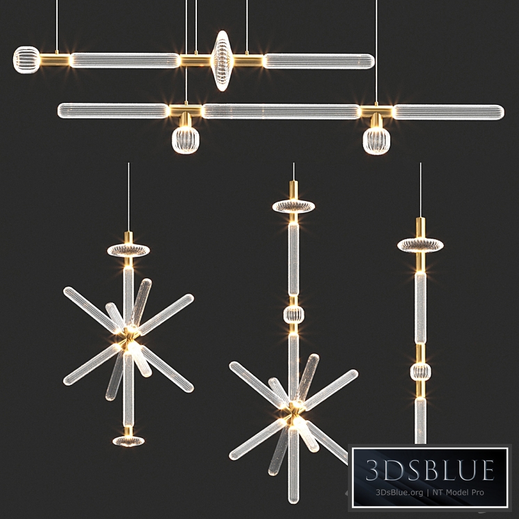 Cipher Lasvit collection chandelier