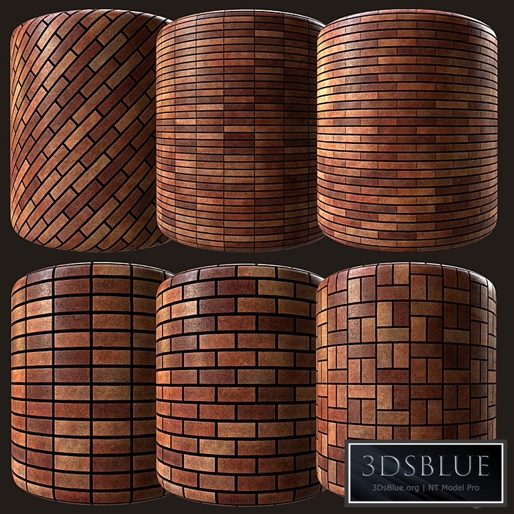 red rustic american brick 05
