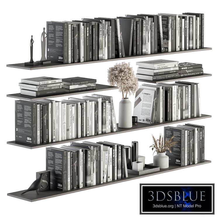 Decorative Set on Shelves and Decor objects - Set 07