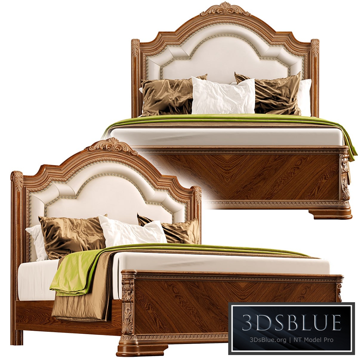 Charmond Queen Upholstered Sleigh Bed