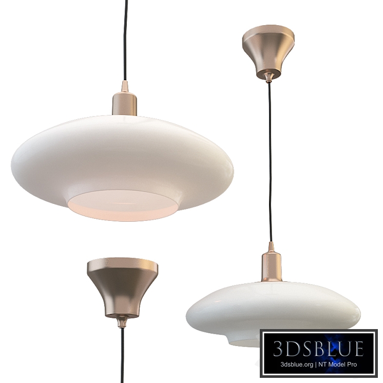 TÄLLBYN TELLBUN IKEA Pendant lamp, nickel / milk glass 40 cm