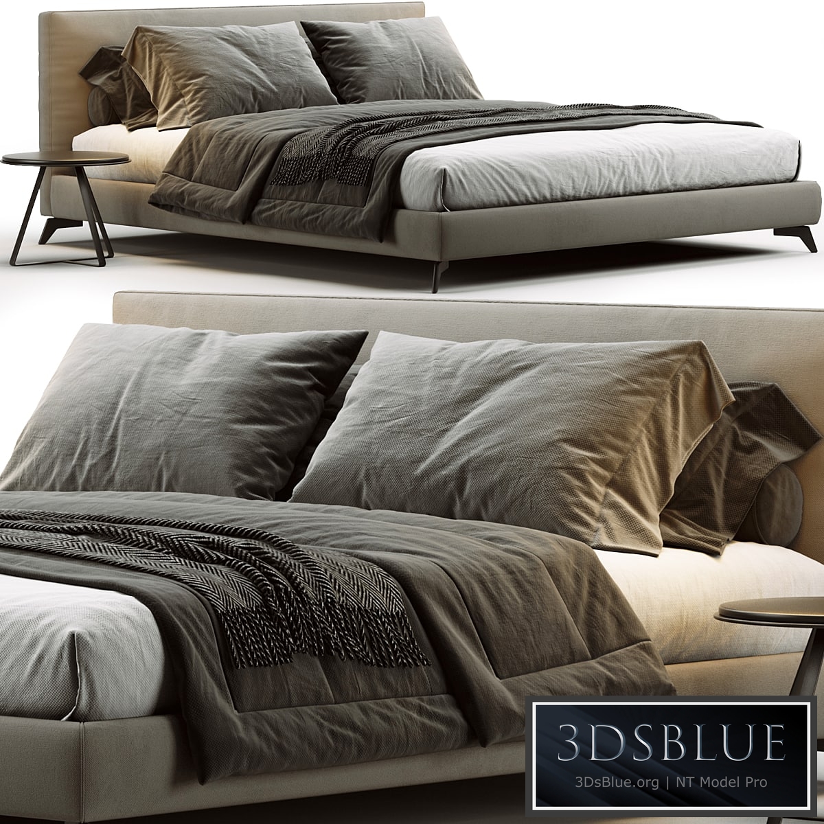 Meridiani Stone Up Bed