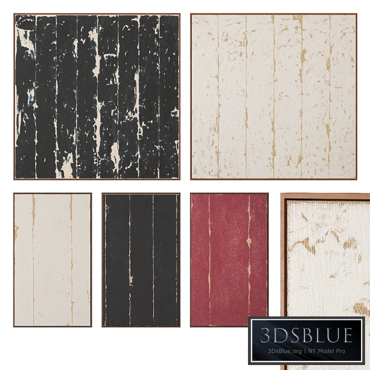 Abstract modern paintings