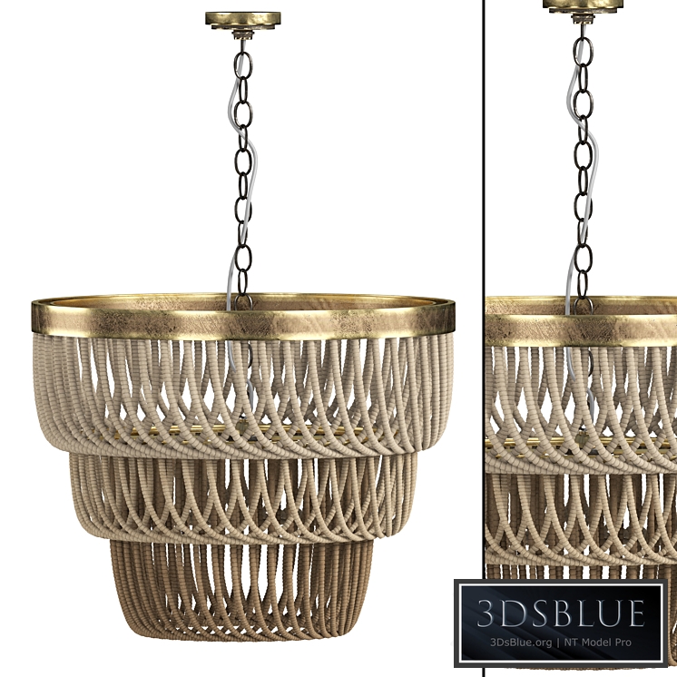 macrame chandelier 09