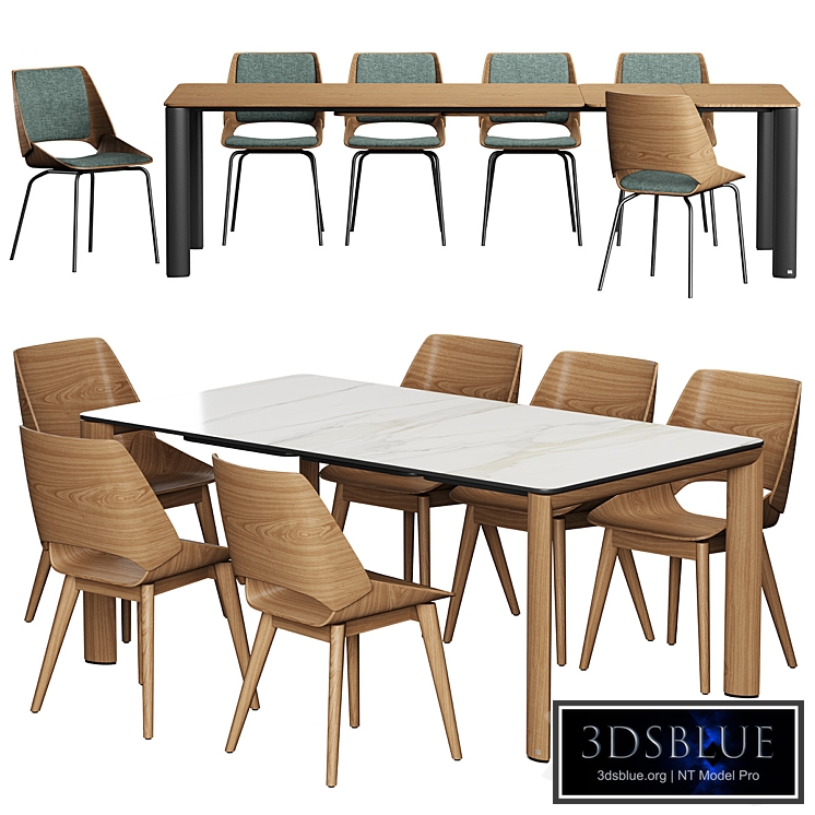 Table ROLF BENZ 957 Chair ROLF BENZ 650