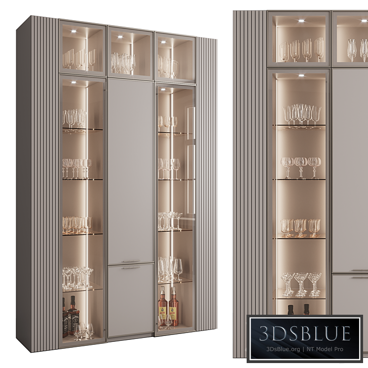 Сupboard with dishes My Design №23