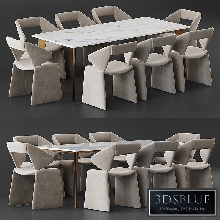  Artifort Suit chair Harper Brass table 01