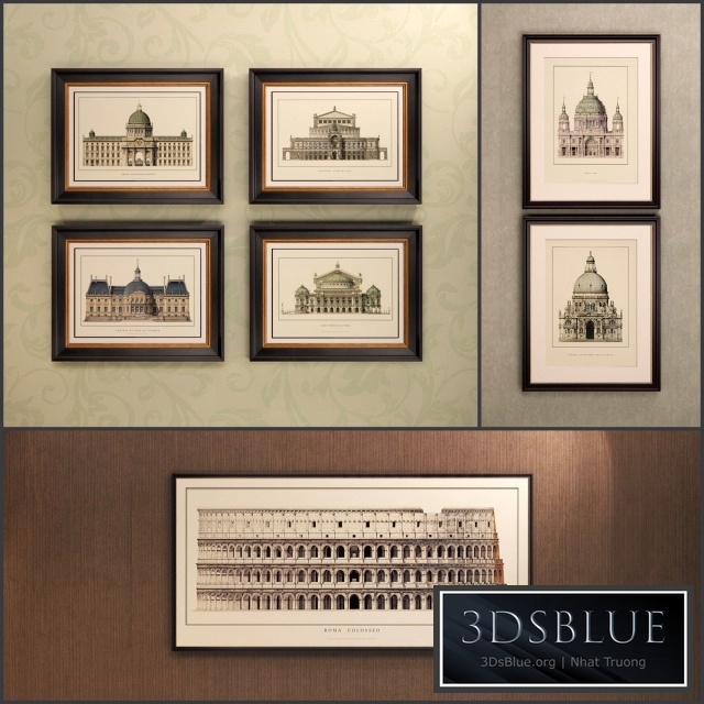 The picture in the frame: 12 Pieces (Collection 14) Architecture