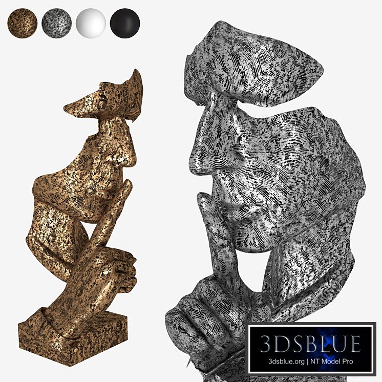 Decorative sculpture of the head