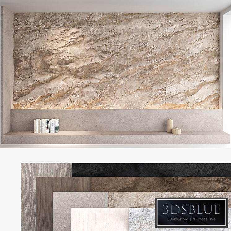 Decorative wall panel set 61