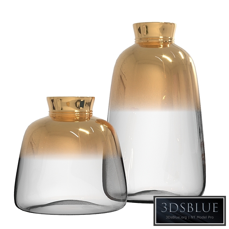 Golden vases gradient