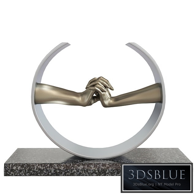 Lorenzo Quinn Sculpture During Love